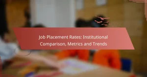 Job Placement Rates: Institutional Comparison, Metrics and Trends