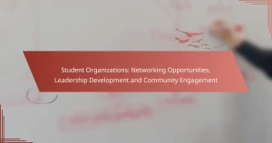 Student Organizations: Networking Opportunities, Leadership Development and Community Engagement